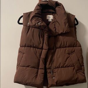 BDG Chocolate Puffer Vest for women